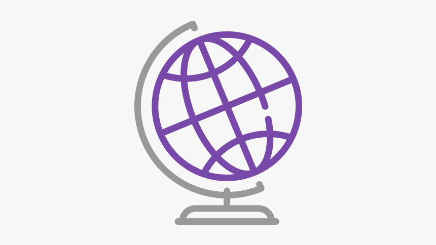 Globe Vector Icon White, HD Png Download