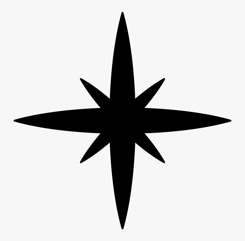 Compass Silhouette Cardinal Direction - Westcourt Capital, HD Png Download