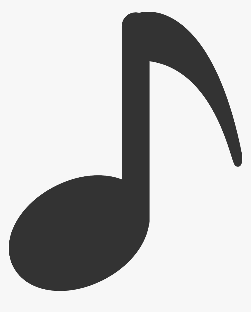Musicales, Nota, Plana, Música, Notación, Hoja, Negro - Clipart Sound, HD Png Download