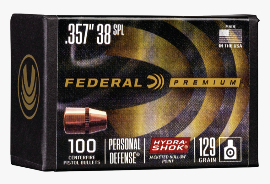 Federal Bullets - Hydra-shok, HD Png Download
