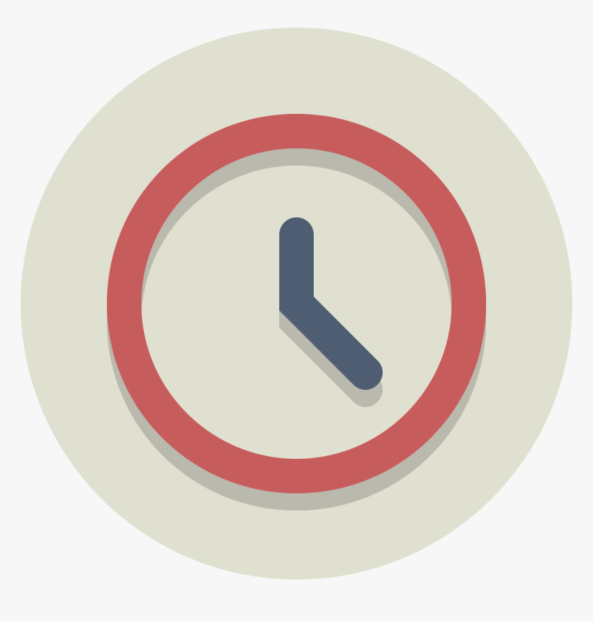 Clock Circle Icon Png, Transparent Png