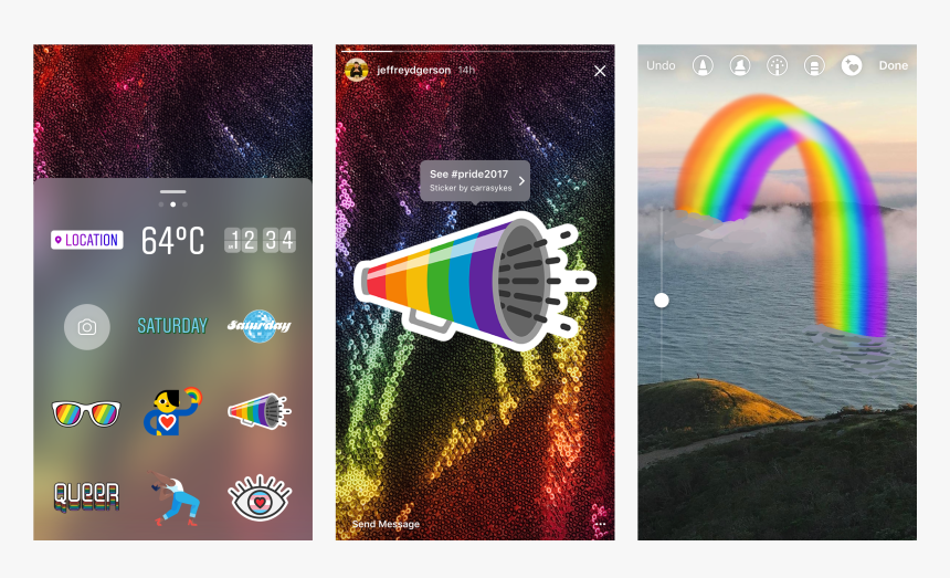 Rainbow Pen Instagram Stories, HD Png Download