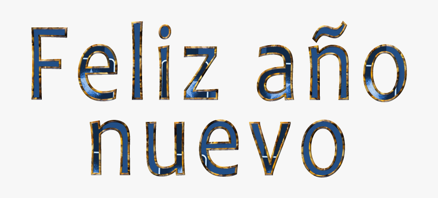 Letras Feliz Año Nuevo 2018, HD Png Download