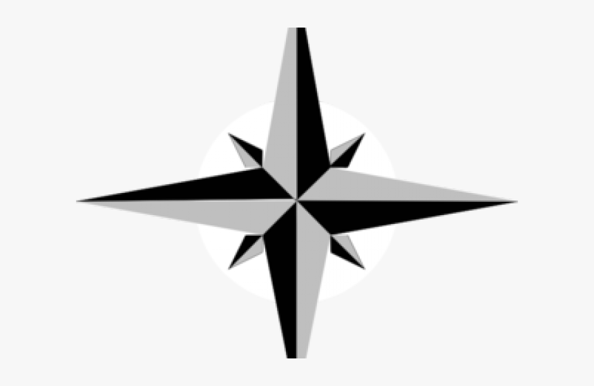 Compass Clipart North Star - North Star Compass Png, Transparent Png