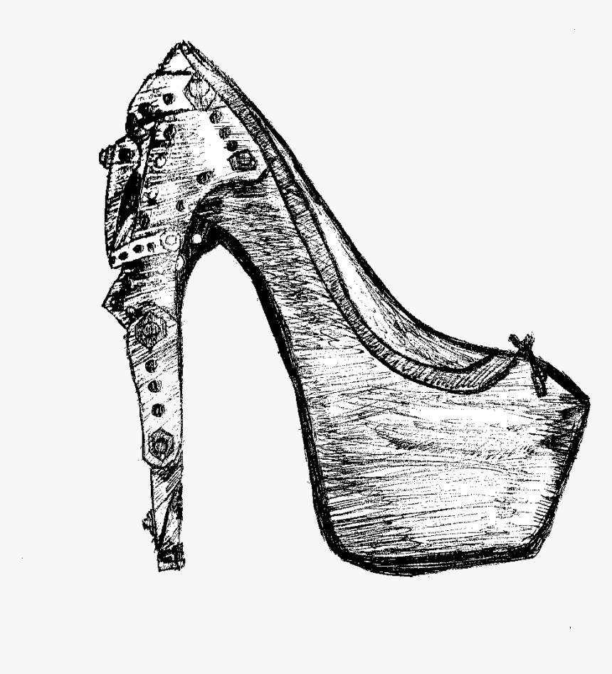 Running Shoes Clipart - High-heeled Shoe, HD Png Download