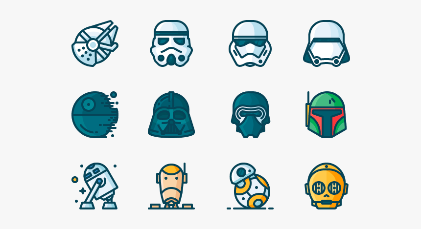 Star Wars Cute Tattoo, HD Png Download