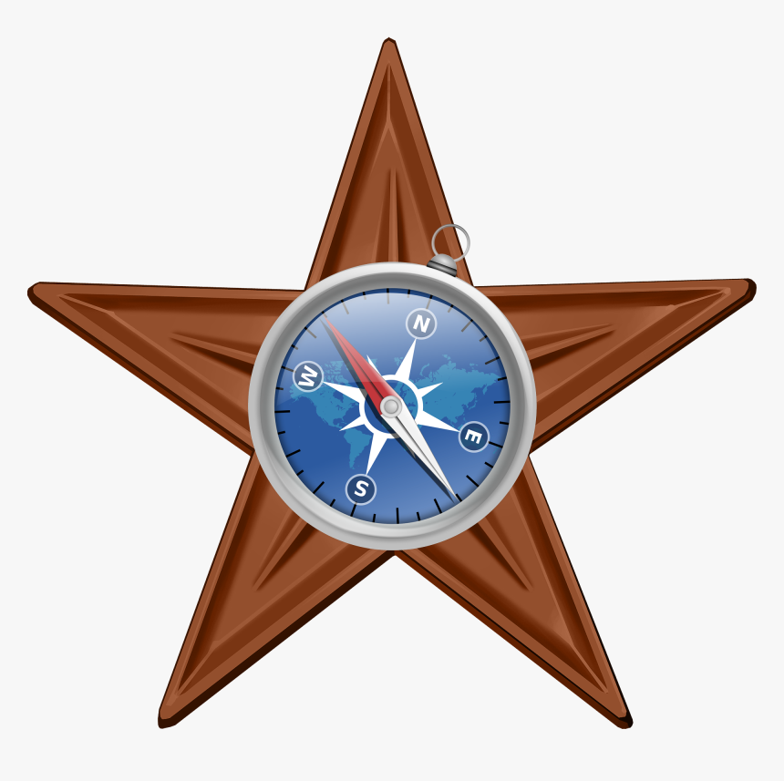 Compass Barnstar Hires - Global Warming Png, Transparent Png