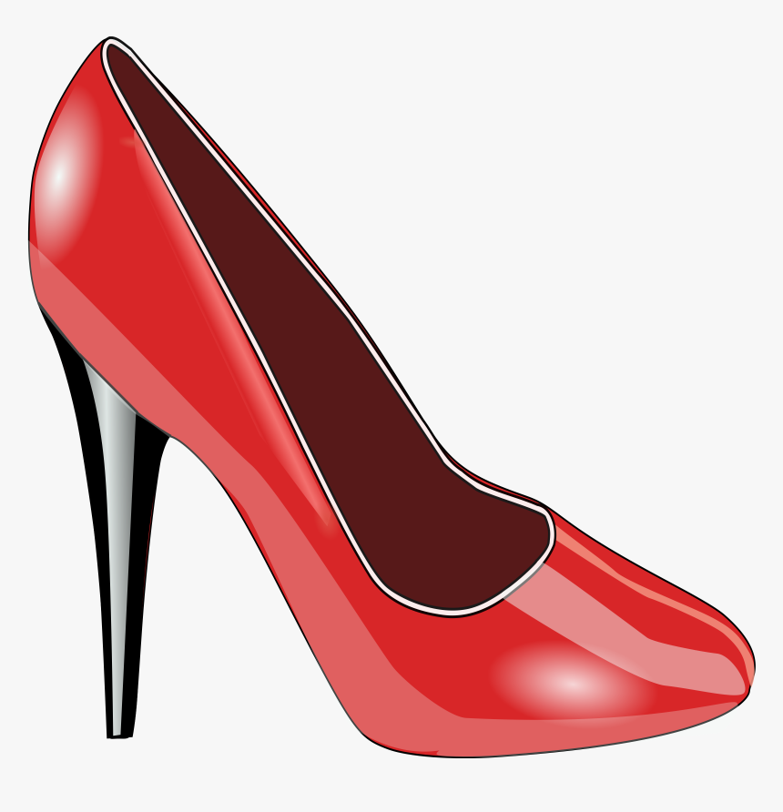 Red Shoe Clip Art - Shoe Clip Art, HD Png Download