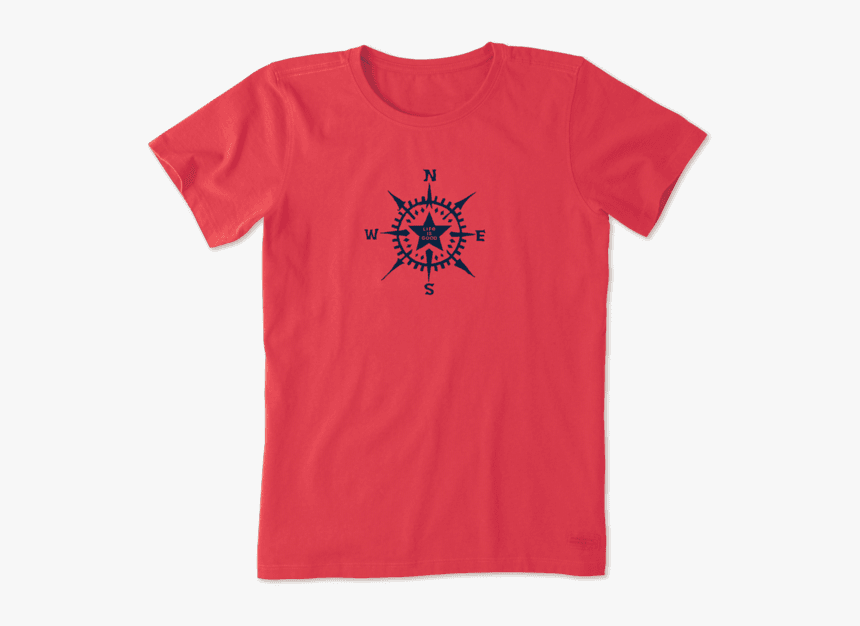 Women S Compass Star Crusher Tee - T-shirt, HD Png Download