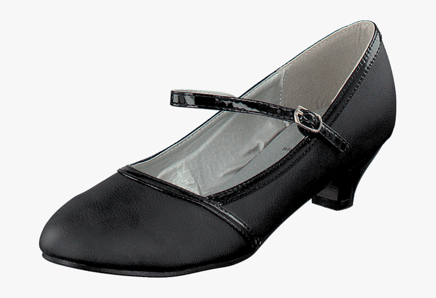 Transparent Cinderella Slipper Png - Klackskor Barn Svarta, Png Download