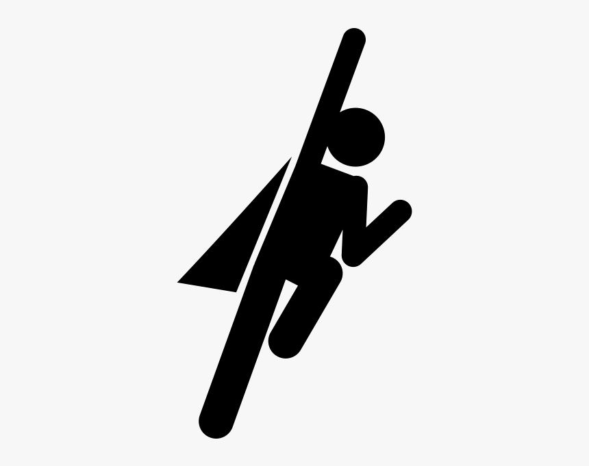 Black And White Superhero Icon, HD Png Download