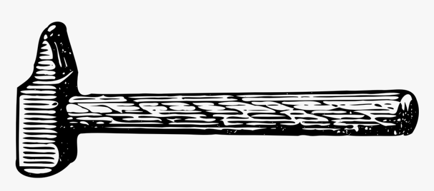 Hammer, Tool, Woodworker, Woodworking - Blacksmith Hammer Clipart, HD Png Download