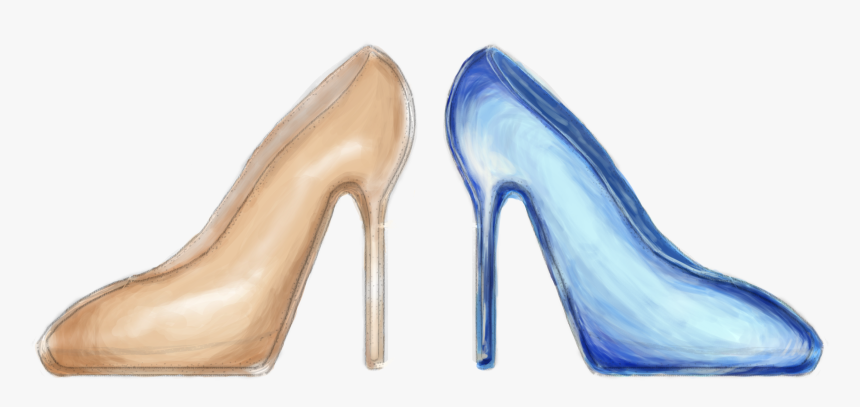 Cinderella Slippers Compare - Basic Pump, HD Png Download