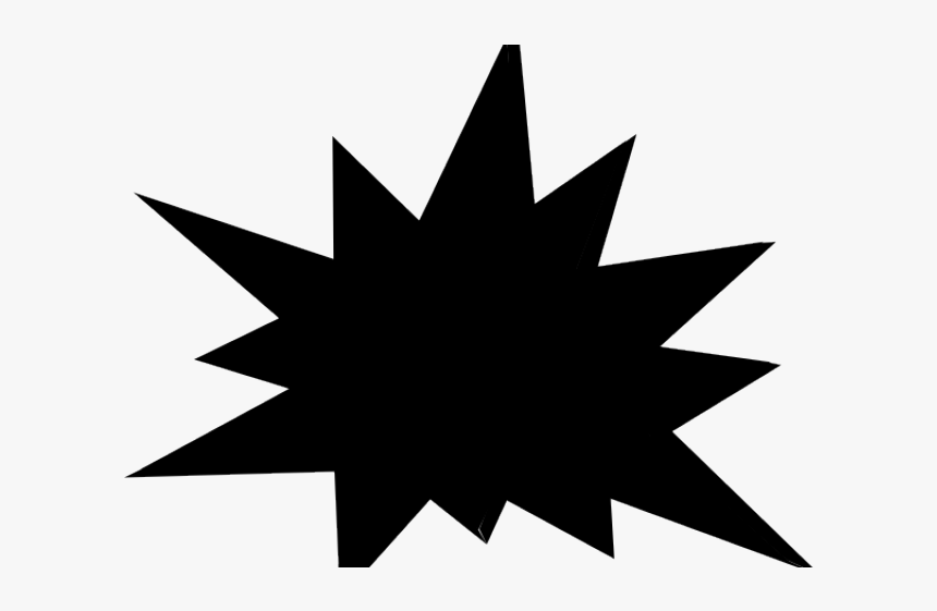 Starburst Clipart Compass Star - Blue Comic Pow Png, Transparent Png