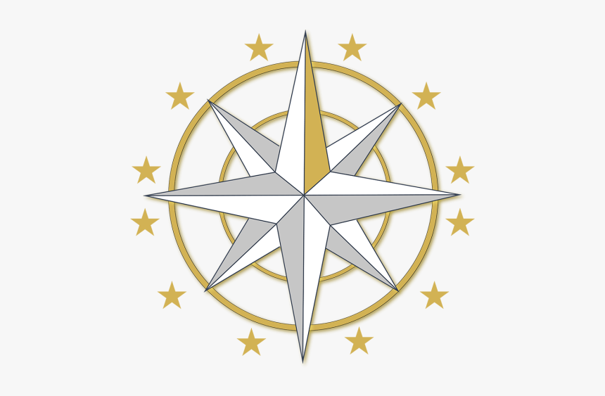 Golden Compass Direction Sunset - Sticker Royal Enfield Logo Png, Transparent Png