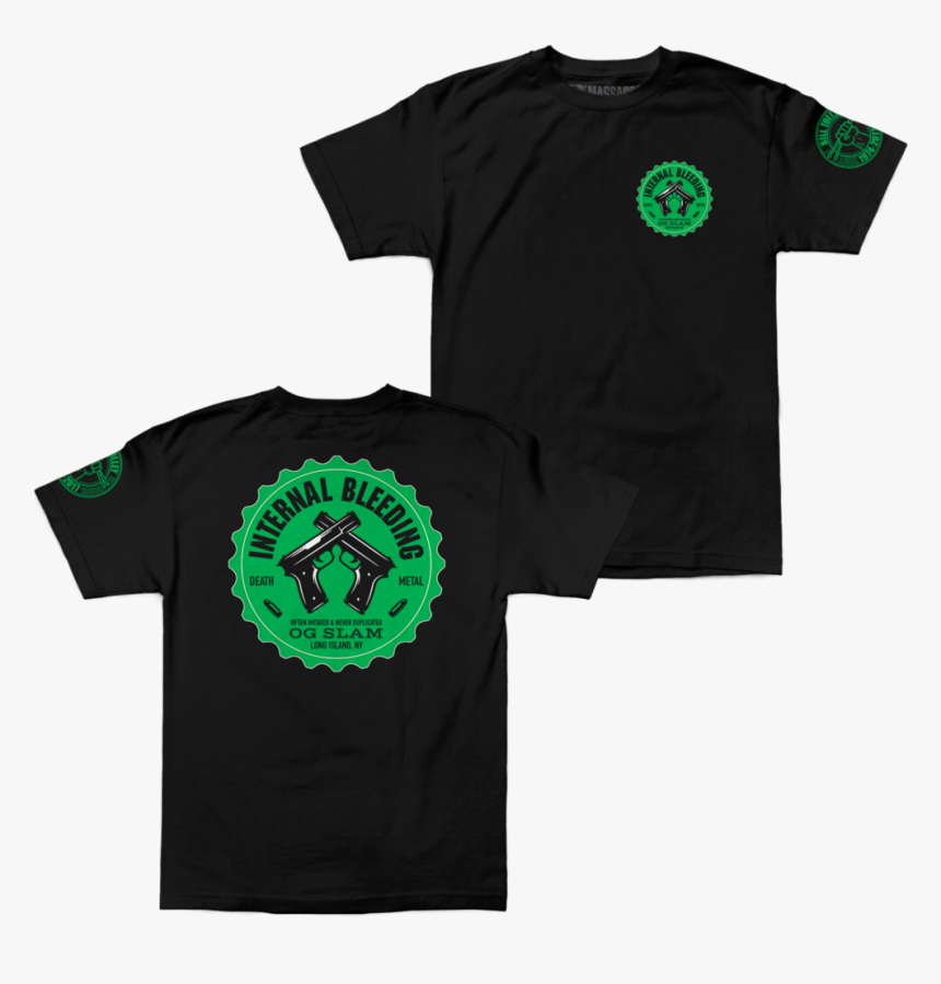 Internal Bleeding Crossed Pistols - Emblem, HD Png Download