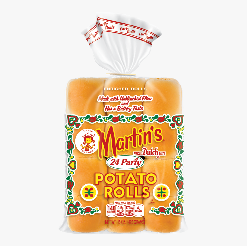 Martin S® Party Potato Rolls - Bread, HD Png Download
