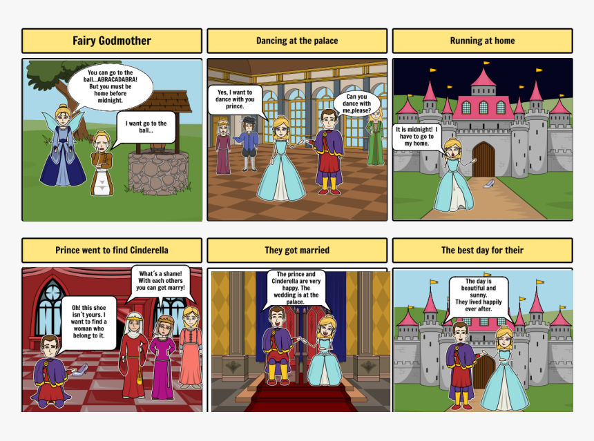 Cinderella Story Cartoon, HD Png Download