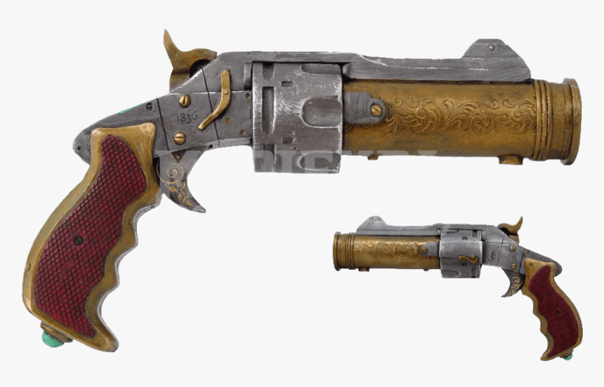 Clip Art Steampunk Revolver Cc By - Medieval Fantasy Medieval Rifle, HD Png Download