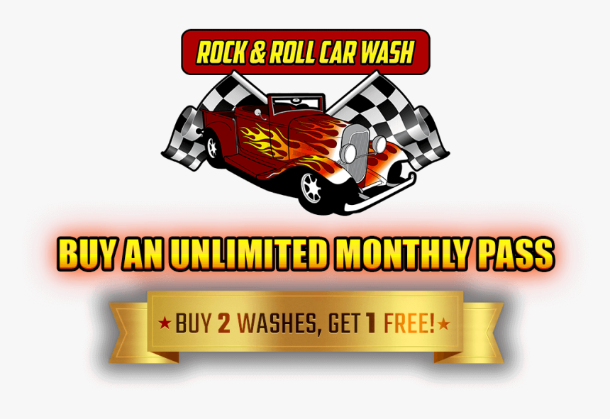 Rock & Roll Car Wash - Custom Car, HD Png Download