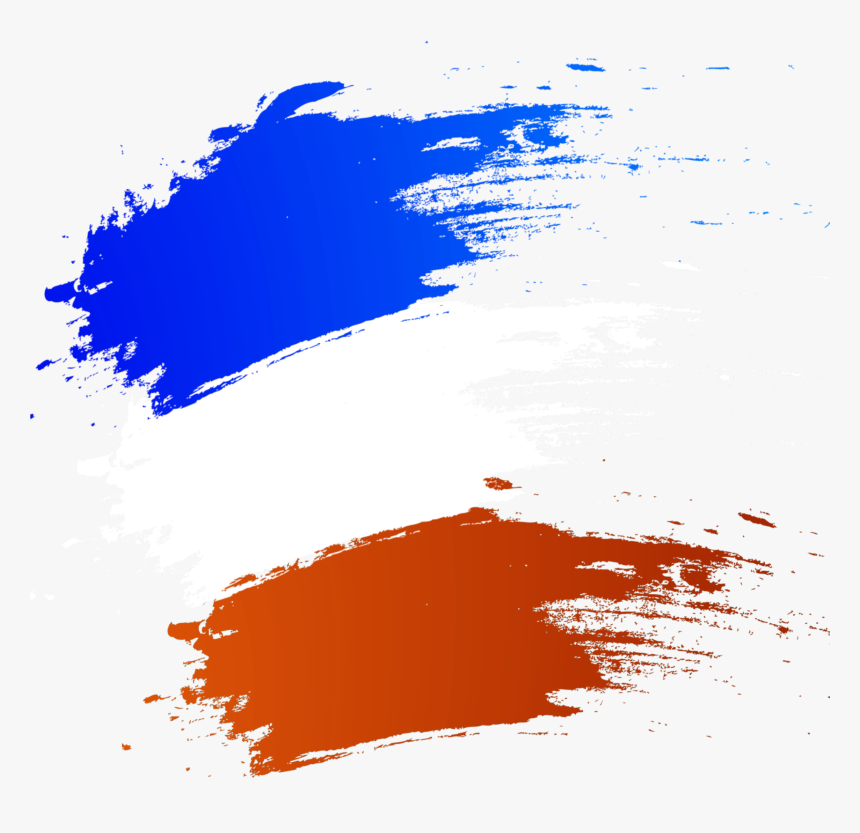 #france #drapeau #drapeaufrançais #bleublancrouge #france - Transparent France Flag Brush, HD Png Download