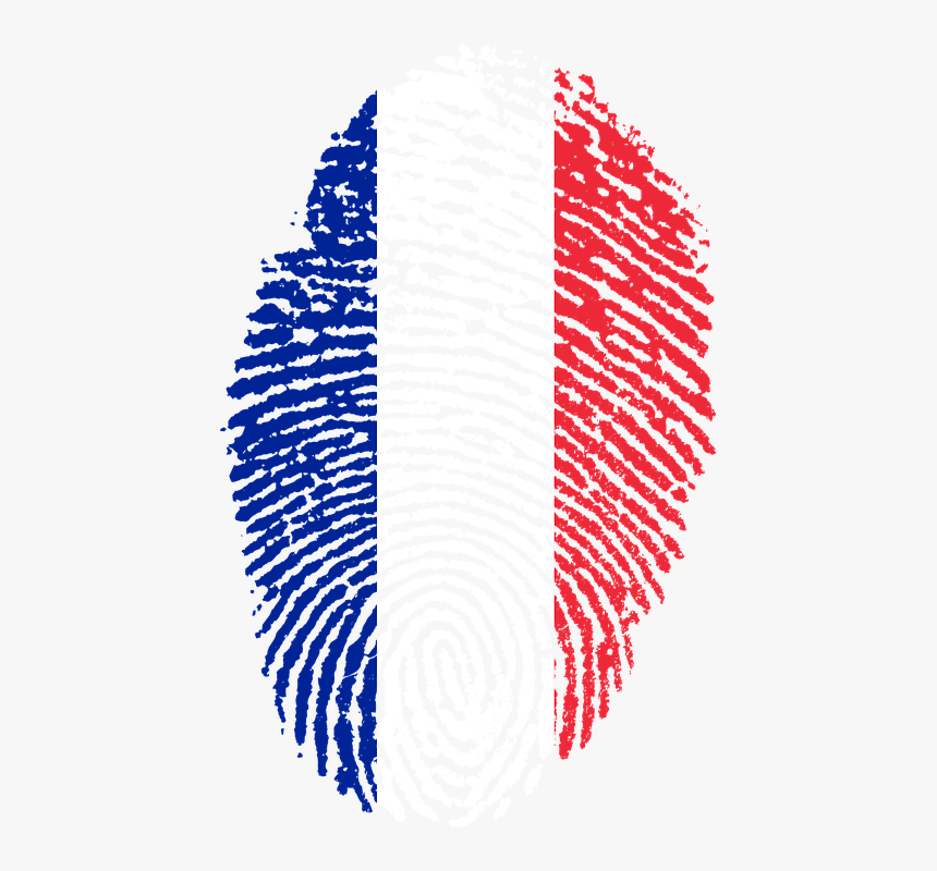 France Flag Fingerprint Png - France Flag Fingerprint, Transparent Png