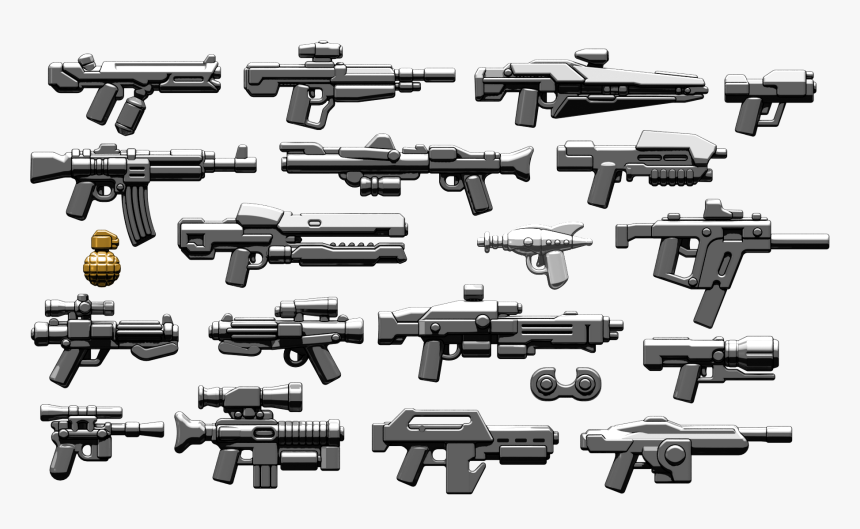 Clip Art Sci Fi Pistols - Brickarms Sci Fi Pack 2016, HD Png Download