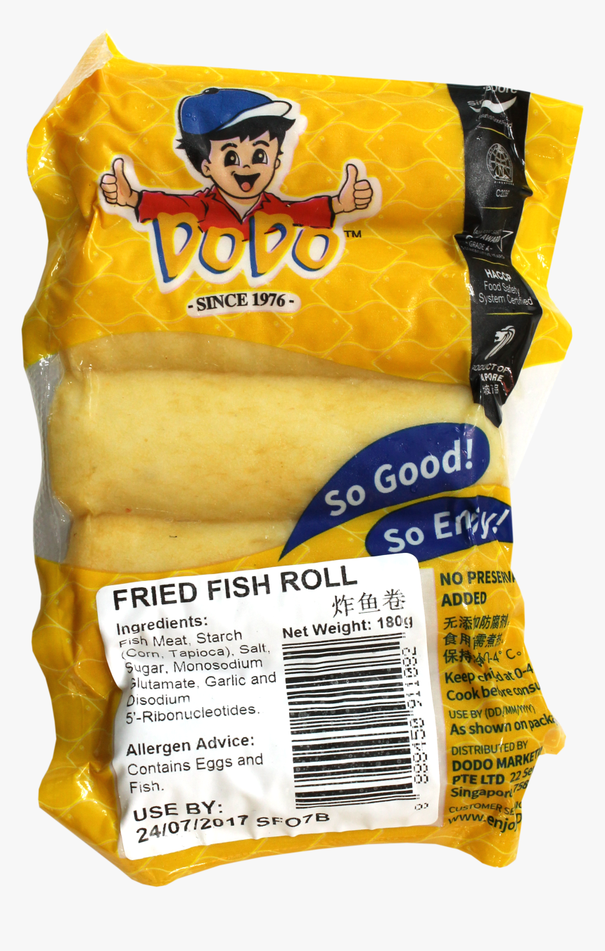Fried Fish Roll - Dodo Fried Fish Roll, HD Png Download