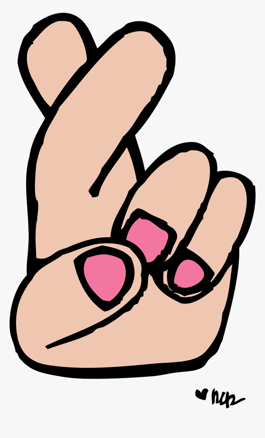 Fingers Crossed Clip Art - Clip Art Fingers Crossed, HD Png Download