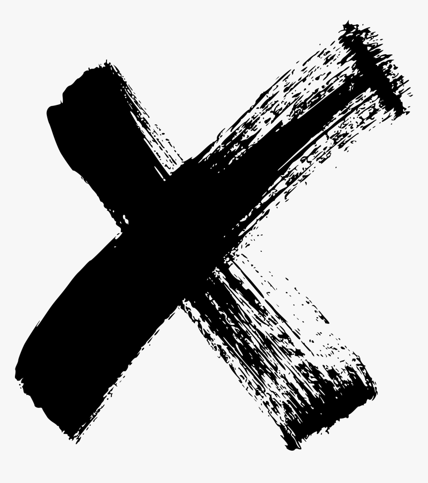 X Brush Png, Transparent Png