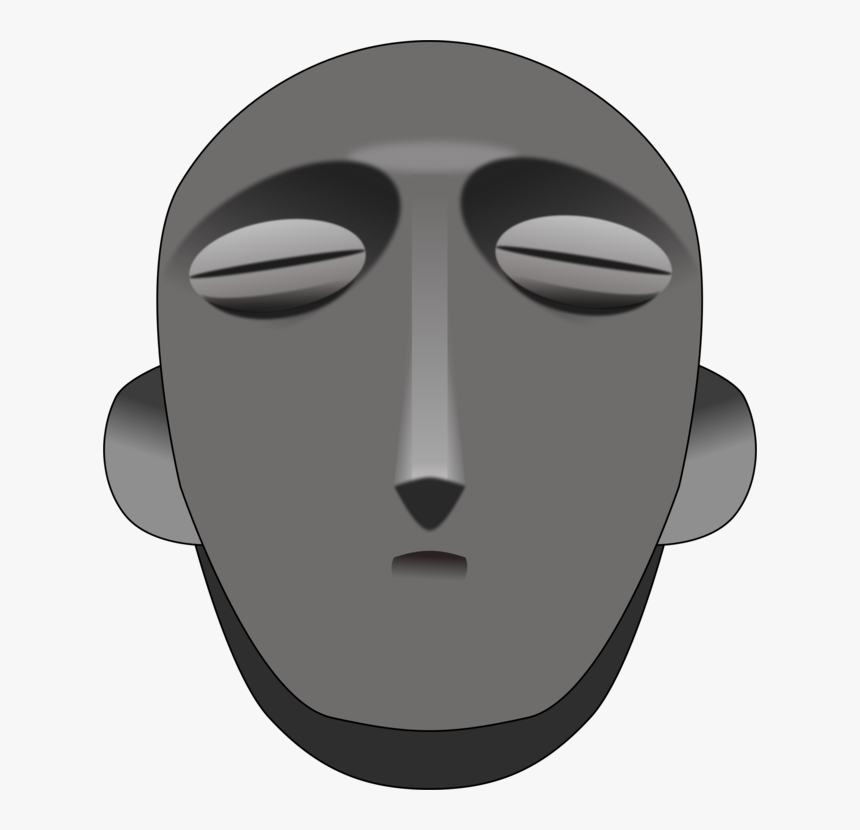 Head,eye,neck - Mask, HD Png Download