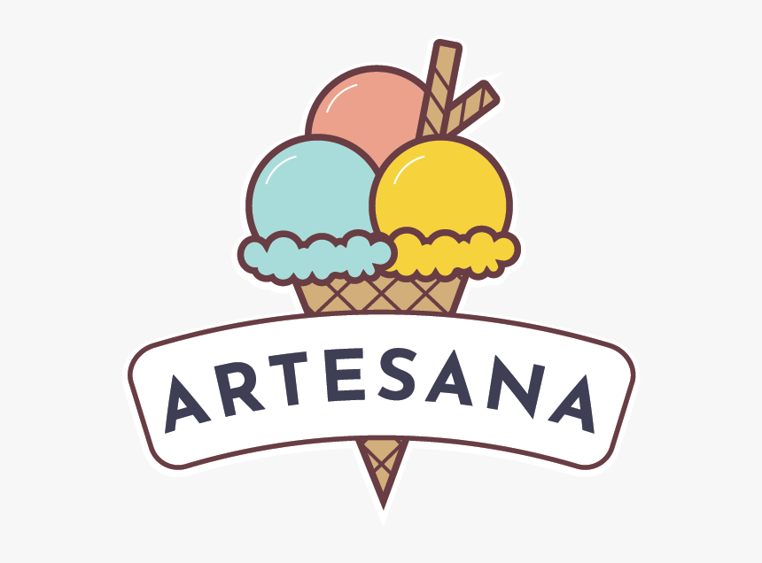 Artesana Ice Cream Logo No Circle - Circle Ice Cream Logo, HD Png Download