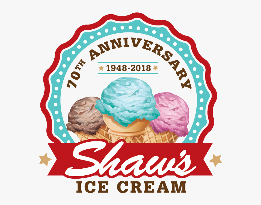 New 70th Anniversary Flavors - Logo Ice Cream Png, Transparent Png