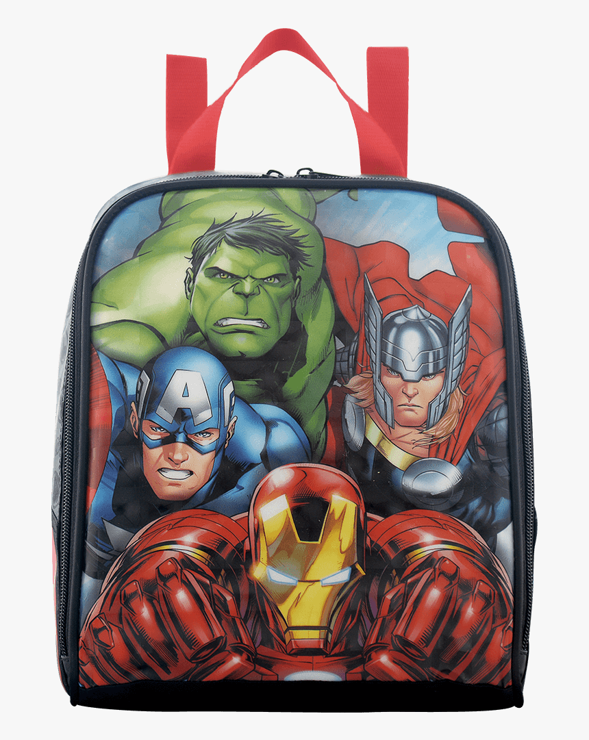 Lancheira Avengers A Team - Mochila Vingadores, HD Png Download