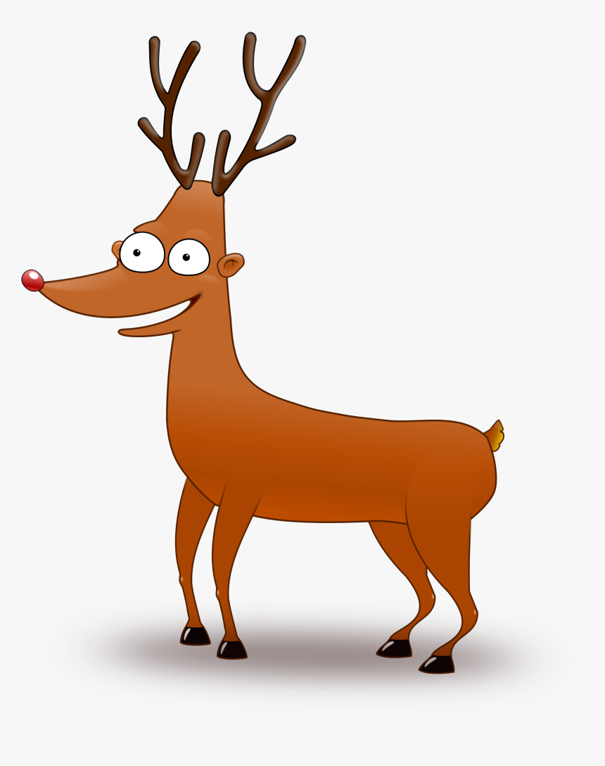 Clipart - Cartoon Deer, HD Png Download