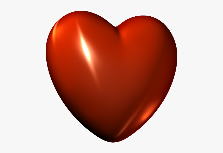 Download 3d Red Heart Png File - 3d Red Heart Png, Transparent Png