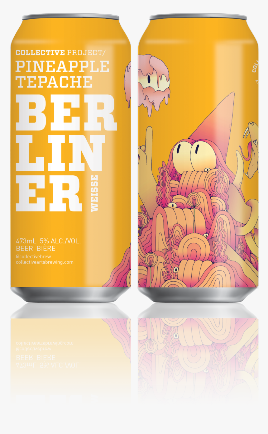 Collective Arts Pineapple Tepache Berliner - Illustration, HD Png Download