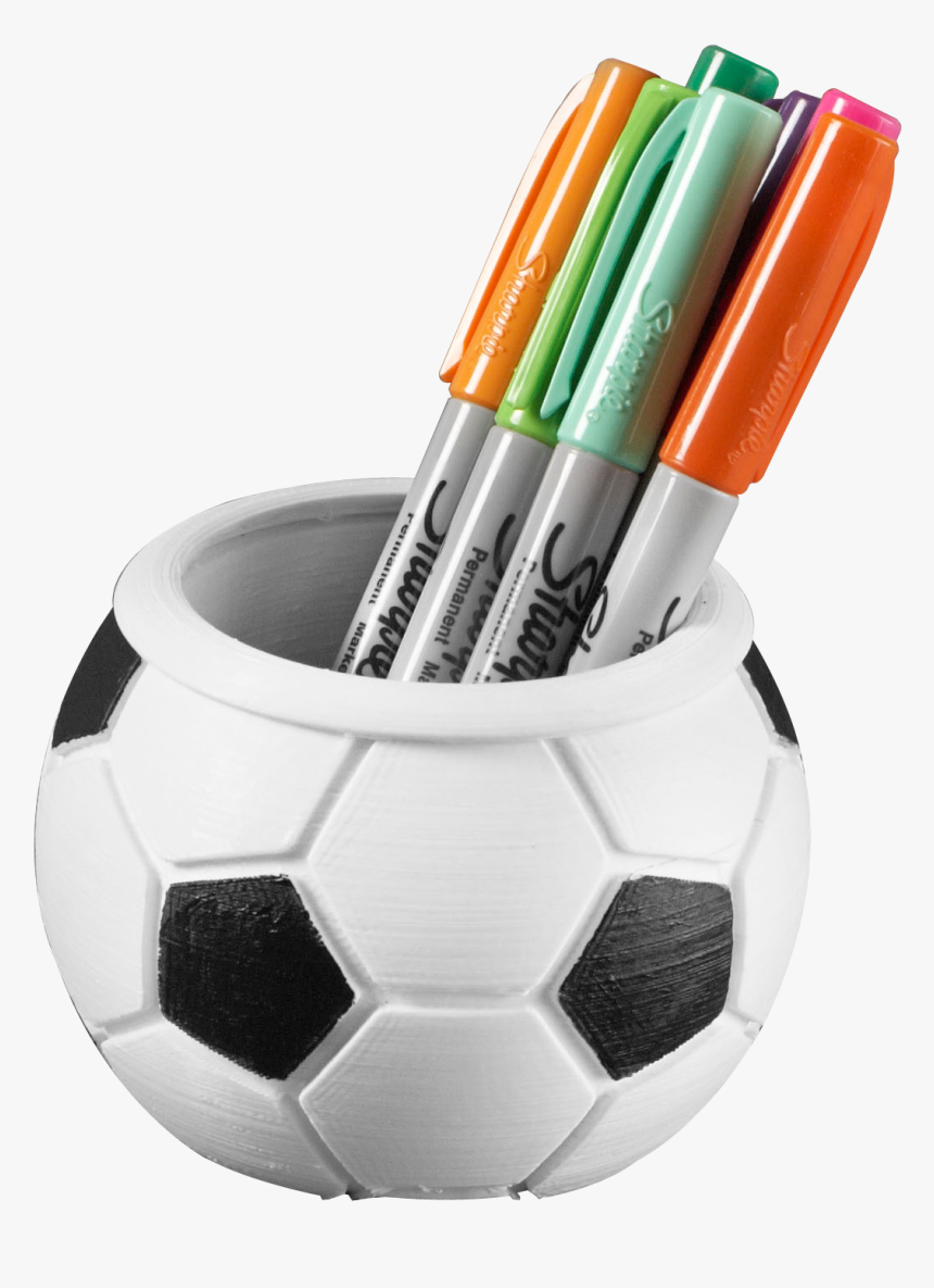 Soccer Ball Pencil Holder, HD Png Download