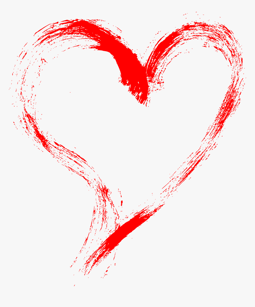 Heart Png Outline, Transparent Png