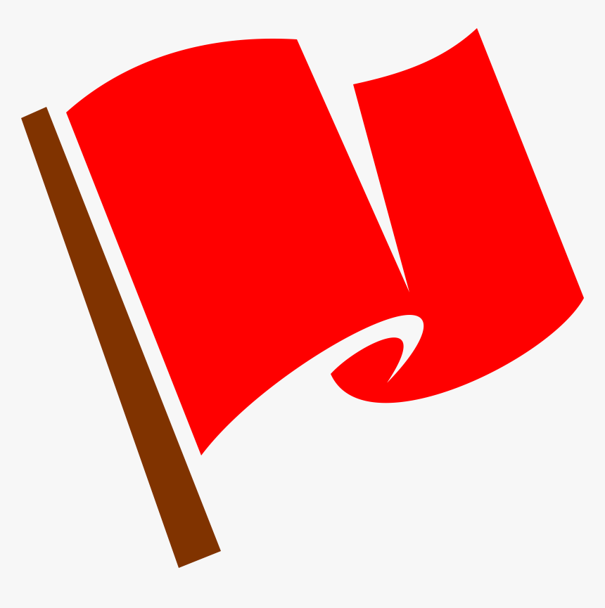 Transparent Red Flag Png - Flag Logo Black And White, Png Download