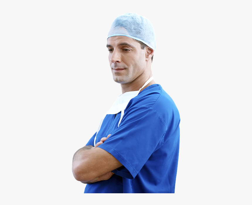 Male Doctor With Crossed Arms And A Pensive Stare - Background Full Hd Dentistry, HD Png Download