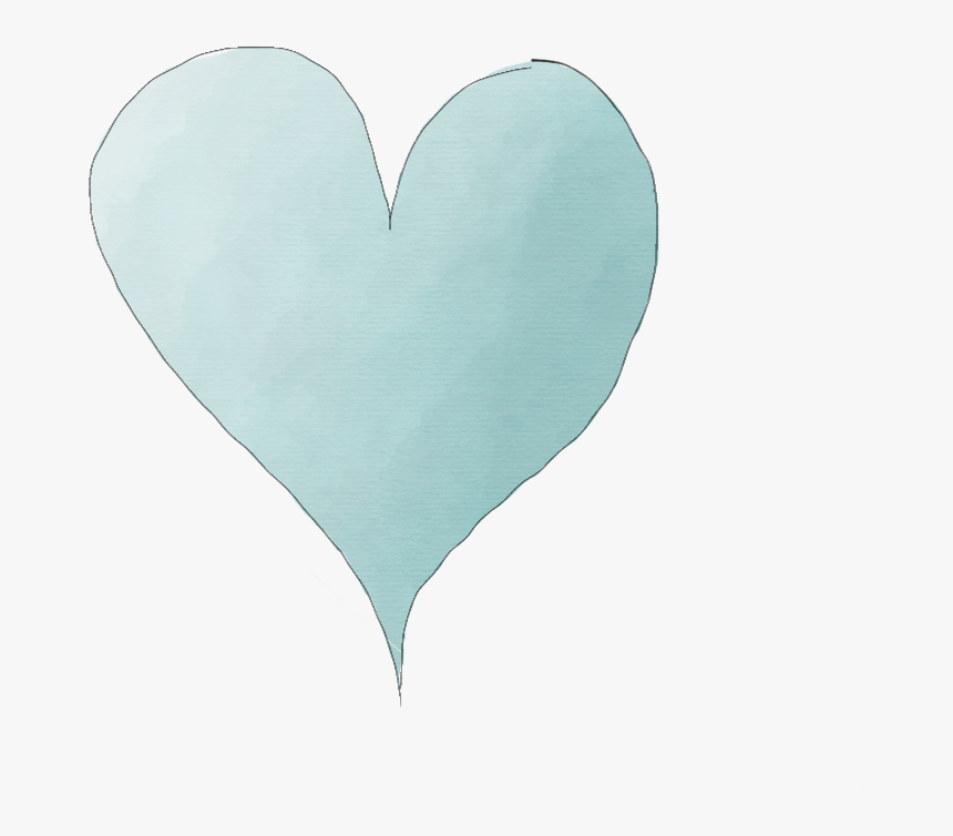 Light Blue Heart - Heart, HD Png Download