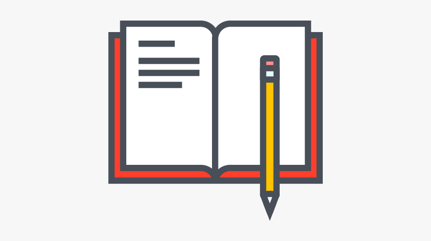 Book And Pencil, HD Png Download