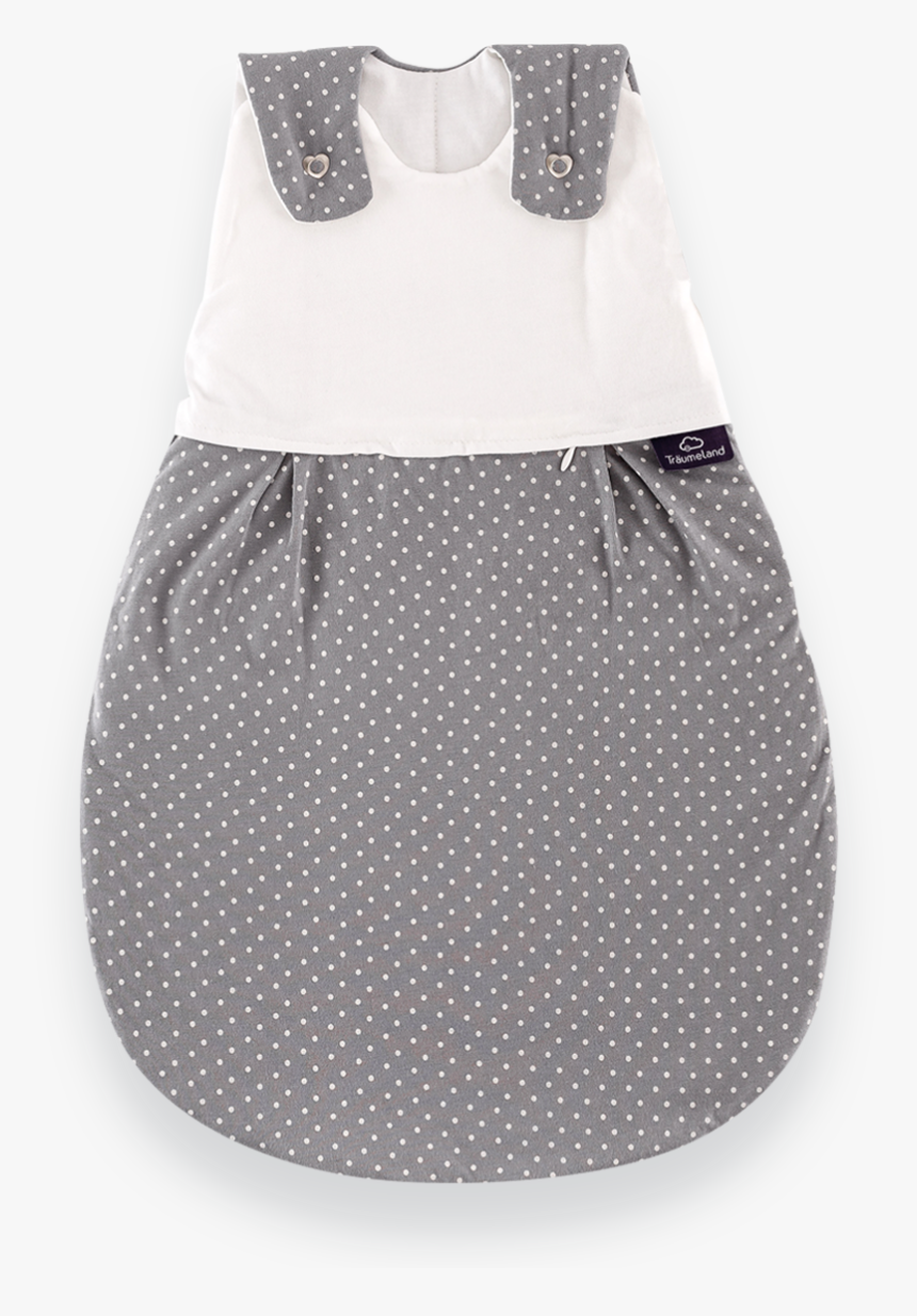 Little Dots Sleeping Bag In Grey - A-line, HD Png Download