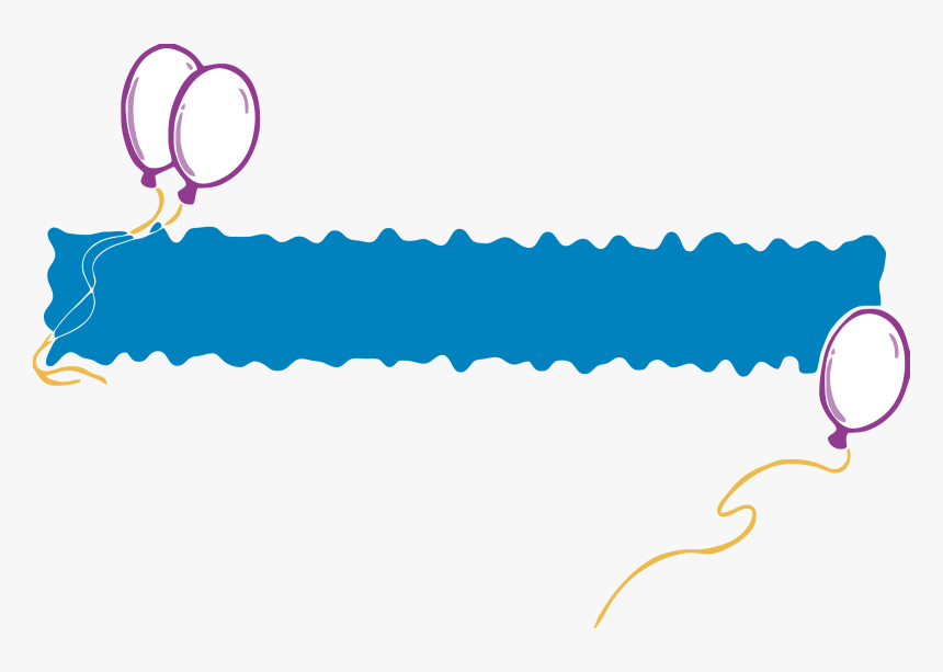 Flag Banner Clipart Png Happy Birthday In One Line Transparent