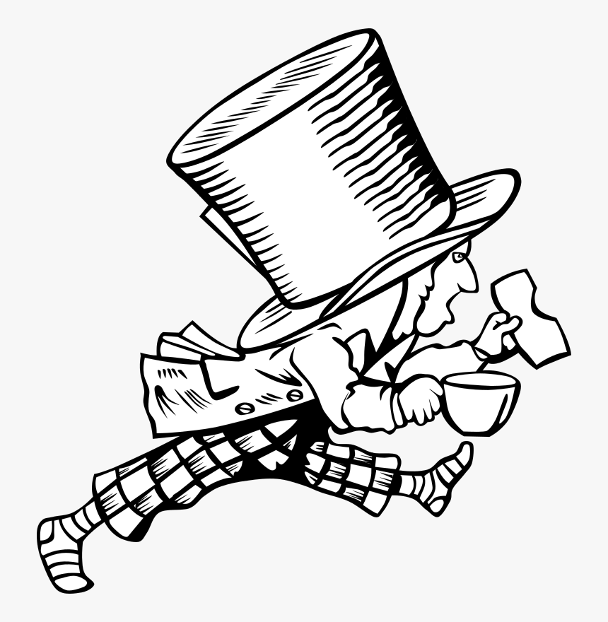 Mad Hatter, Alice In Wonderland, Tale, Fairy, Story - Mad Hatter Tenniel Illustrations Alice In Wonderland, HD Png Download