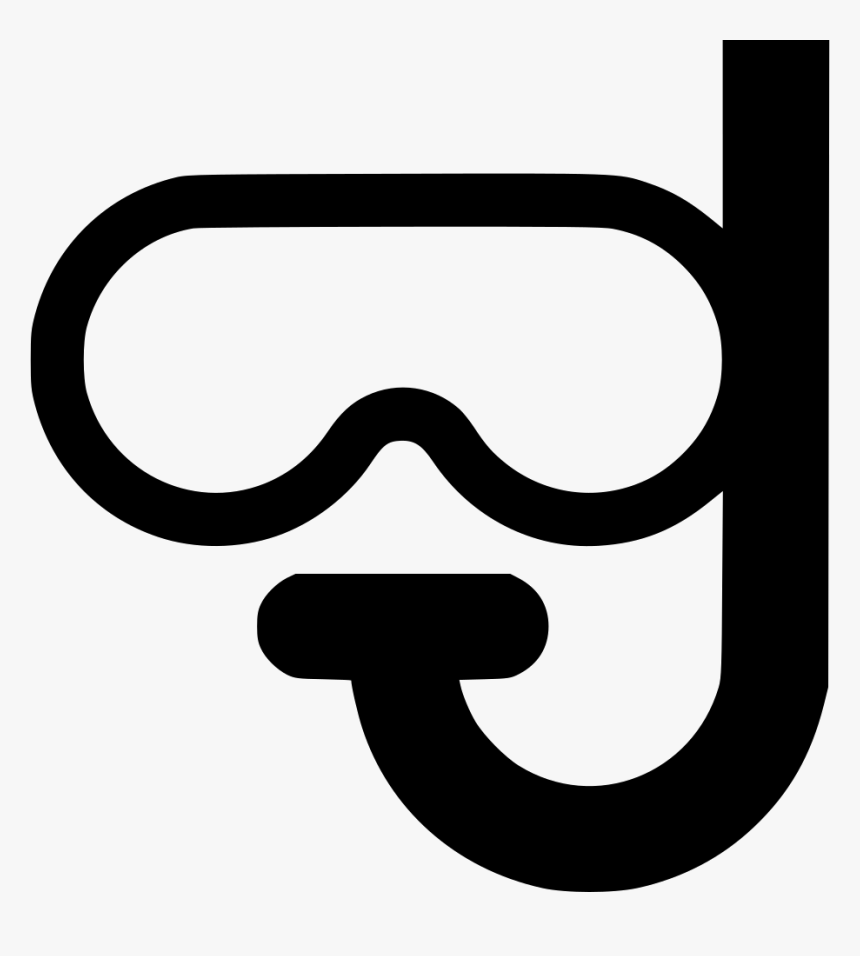 Diving Snorkel And Mask - Snorkel Icon Png, Transparent Png