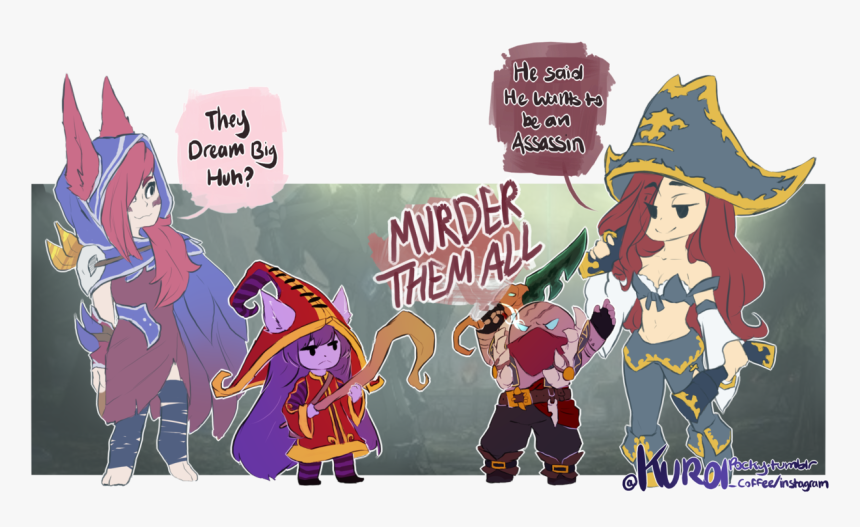 Even “supports” Have Big Dreams~ - League Of Legends Pyke Fanart, HD Png Download