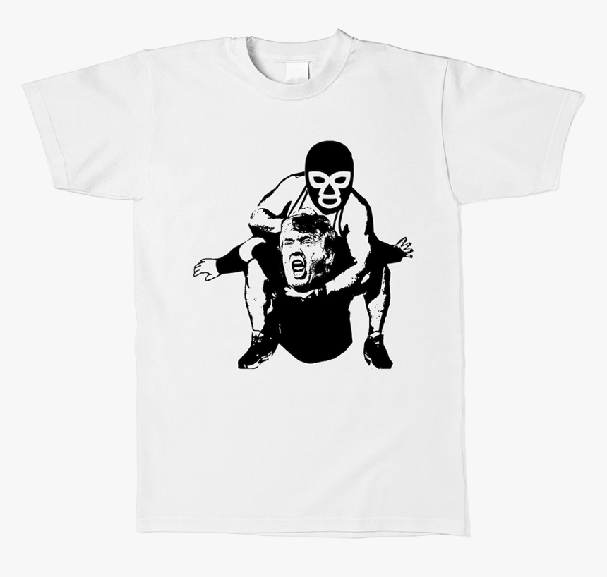 Donald Trump Vs Mexican Luchador Wwe Shirt - Luchador, HD Png Download