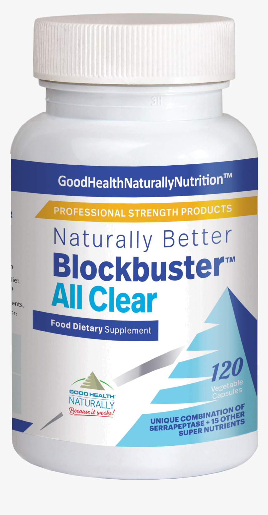 Good Health Naturally Blockbuster All Clear, 120caps, HD Png Download